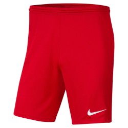 NIKE PANTALONCINO PARK 3 - RED/WHITE