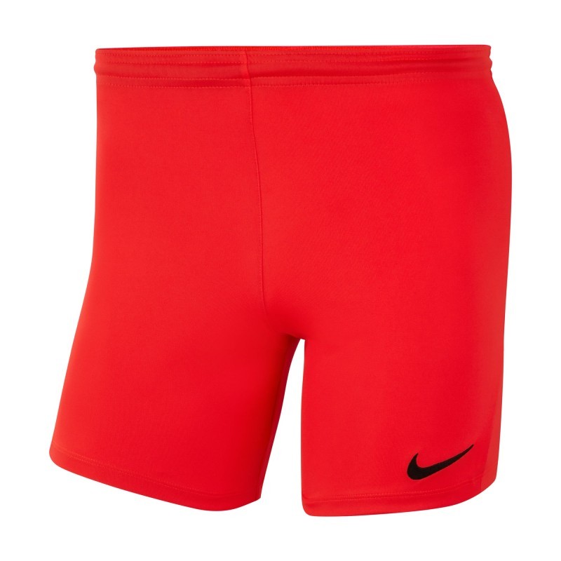 NIKE PANTALONCINO PARK 3 - BRIGHT CRIMSON/BLACK