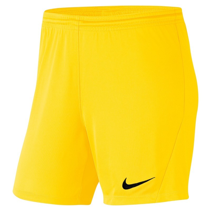 NIKE PANTALONCINO DRI-FIT PARK 3 W  - TOUR YELLOW/BLACK