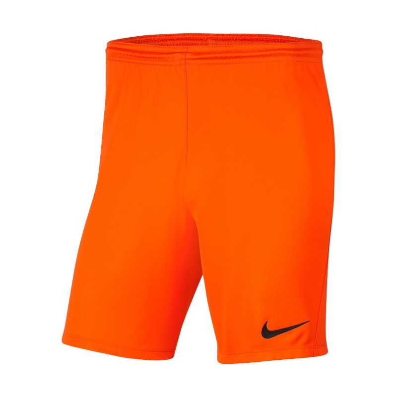 NIKE PANTALONCINO PARK 3 JR - ORANGE/BLACK