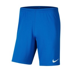 NIKE PANTALONCINO PARK 3 JR - ROYAL BLUE/WHITE