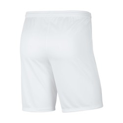 NIKE PANTALONCINO PARK 3 JR - WHITE/BLACK