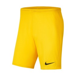 NIKE PANTALONCINO PARK 3 JR - YELLOW/BLACK