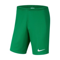 NIKE PANTALONCINO PARK 3 JR - PINE GREEN/WHITE