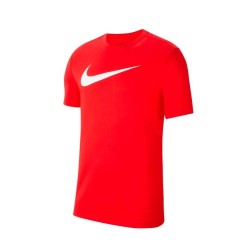 NIKE T-SHIRT DF PARK 20 SS HBR JR. - UNIVERSITY RED/WHITE