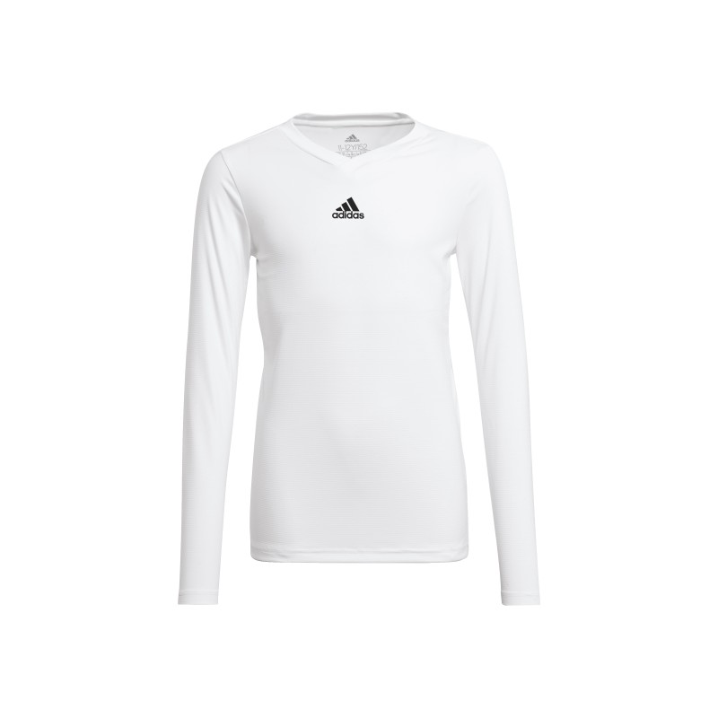 ADIDAS MAGLIA TEAM BASE TEE Y - WHITE