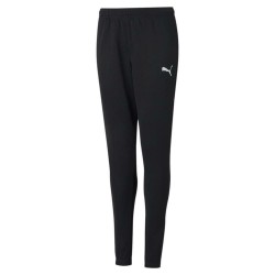 PUMA PANTALONE TEAMRISE POLY TRAINING JR - BLACK/ WHITE