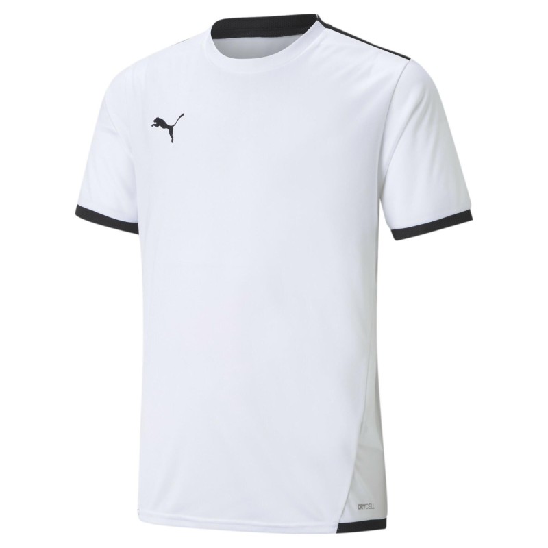 PUMA MAGLIA TEAMLIGA JR - WHITE/ BLACK