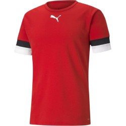 PUMA MAGLIA TEAMRISE JR - RED/BLACK