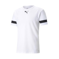 PUMA MAGLIA TEAMRISE JR - WHITE/ BLACK