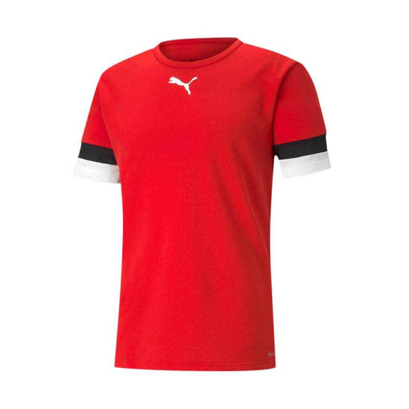 PUMA MAGLIA TEAMRISE - RED/BLACK