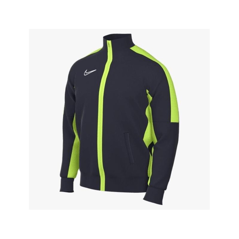NIKE GIACCA DRI-FIT ACADEMY 23 KNIT SOCCER - OBSIDIAN/VOLT