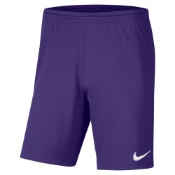 NIKE PANTALONCINO DRI-FIT PARK 3 - PURPLE/WHITE