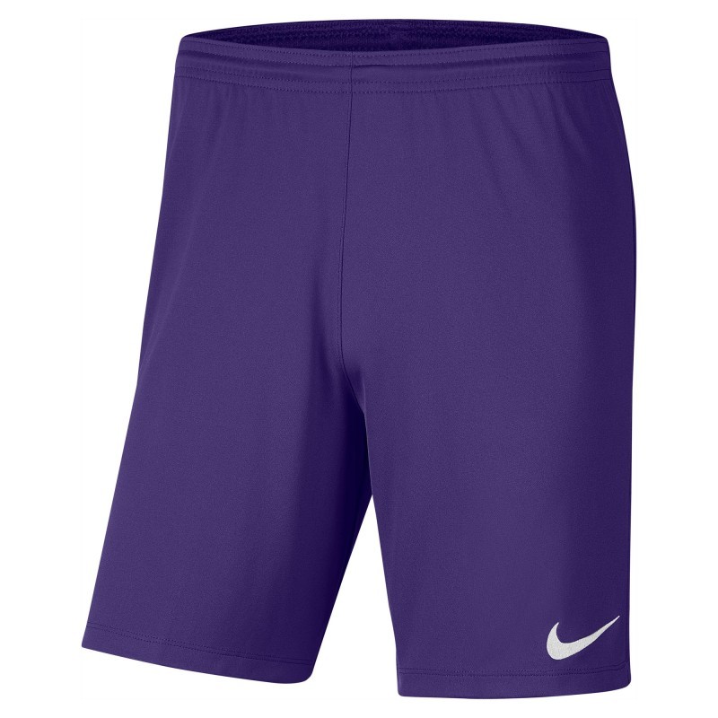 NIKE PANTALONCINO DRI-FIT PARK 3 JR.  - COURT PURPLE/WHITE