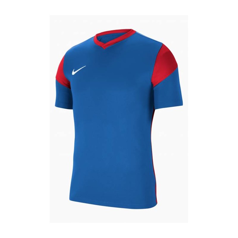 NIKE MAGLIA DRI-FIT PARK DERBY IV SS - ROYAL BLUE/UNIVERSITY RED