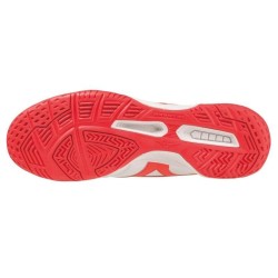 MIZUNO SCARPA MORELIA SALA CLASSIC IN - WHITE/FIERYCORAL2