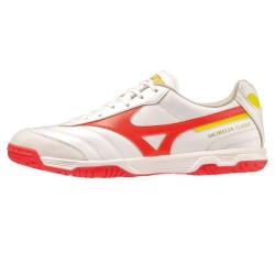 MIZUNO SCARPA MORELIA SALA CLASSIC IN - WHITE/FIERYCORAL2