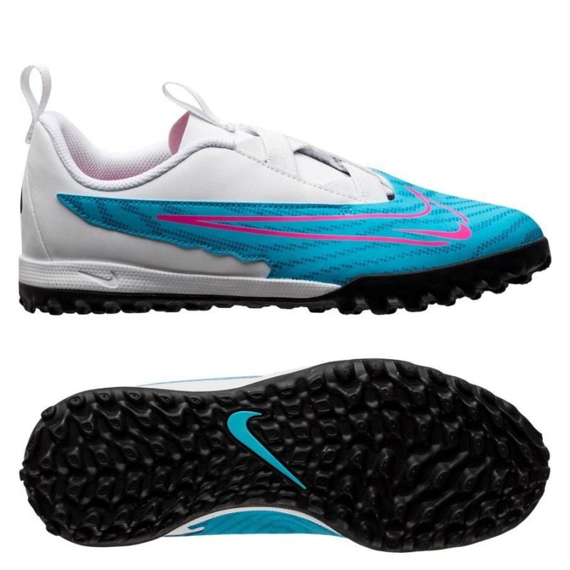 NIKE SCARPE PHANTOM GX ACADEMY JR. - BALTIC BLUE/PINK BLAS