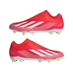 ADIDAS SCARPE  X CRAZYFAST LEAGUE LL FG -  SOLRED/FTWWHT
