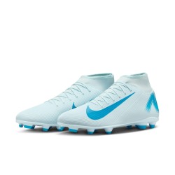 NIKE SCARPA SUPERFLY 10 CLUB FG/MG - GLACIER BLUE/BLACK