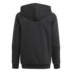 ADIDAS TIRO24 SW HOOD JR. - BLACK/WHITE