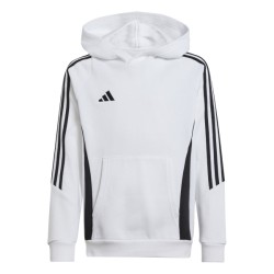 ADIDAS TIRO24 SW HOOD JR. - WHITE/BLACK