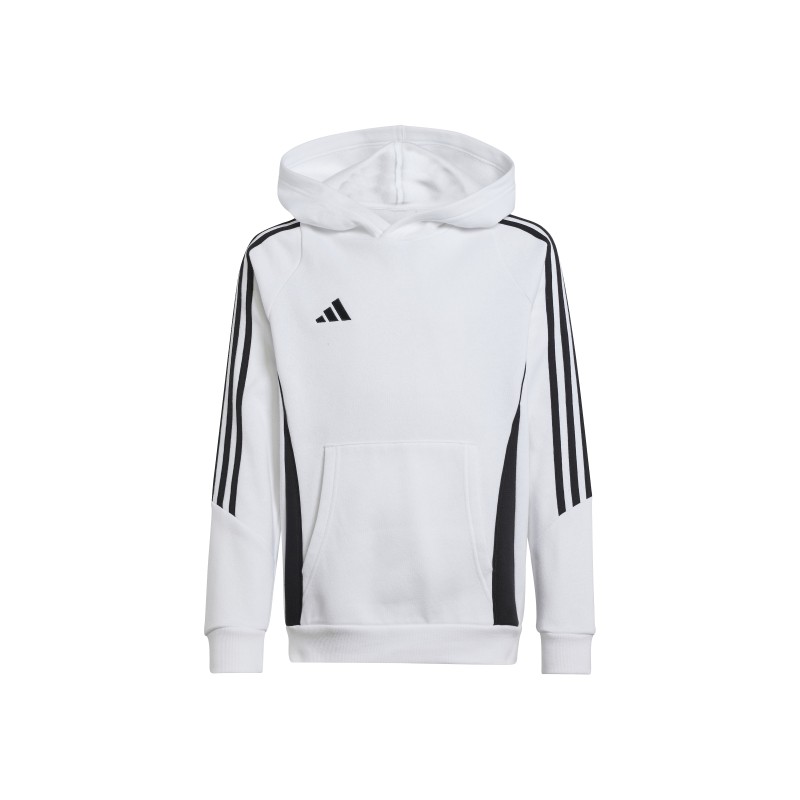 ADIDAS TIRO24 SW HOOD JR. - WHITE/BLACK