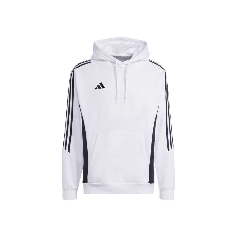 ADIDAS TIRO24 SW HOOD - WHITE/BLACK