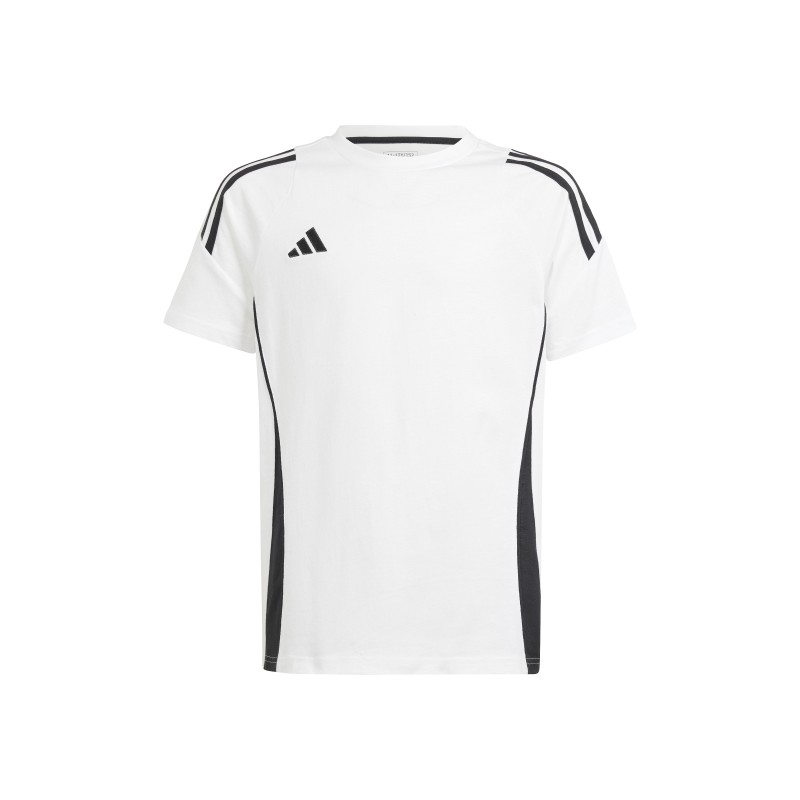 ADIDAS TIRO24 SW TEE JR. - WHITE/BLACK