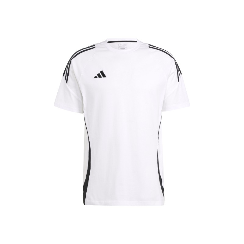 ADIDAS TIRO24 SW TEE - WHITE/BLACK