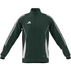 ADIDAS TIRO24 TR JKT - DRKGRN/WHITE