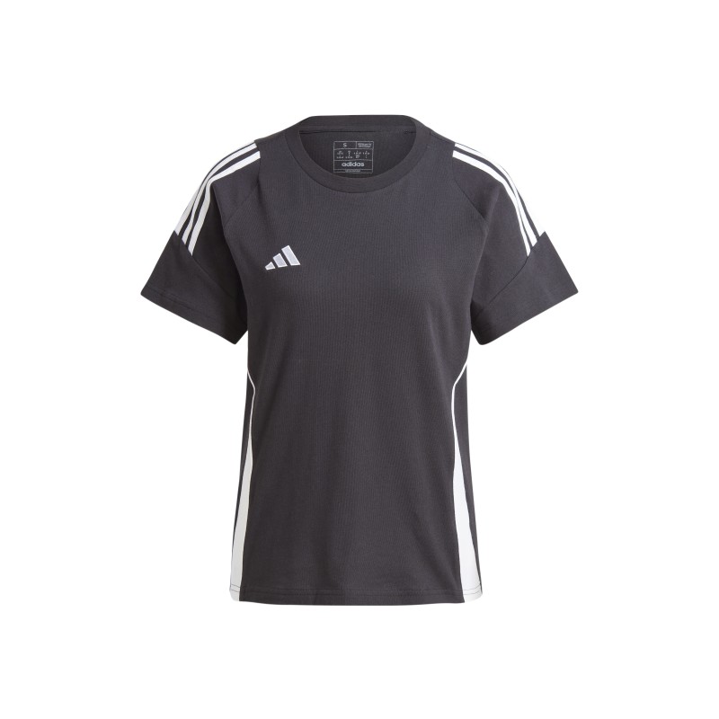 ADIDAS TIRO24 SW TEE W - BLACK/WHITE