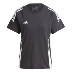 ADIDAS TIRO24 SW TEE W - BLACK/WHITE