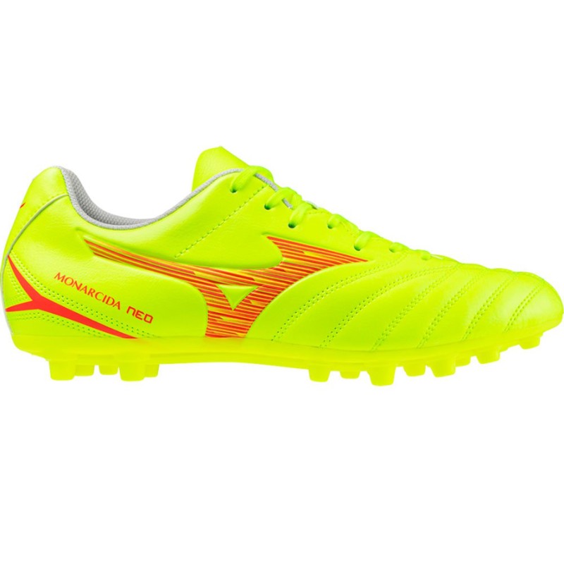 MIZUNO SCARPA MONARCIDA NEO SELECT AG - S.YELLOW/FIERY CORAL 2