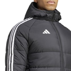 ADIDAS TIRO24 L COAT - BLACK/WHITE