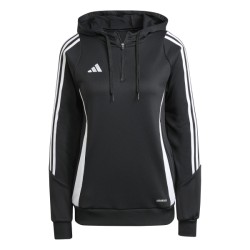ADIDAS TIRO24 TR HOOD W - BLACK/WHITE