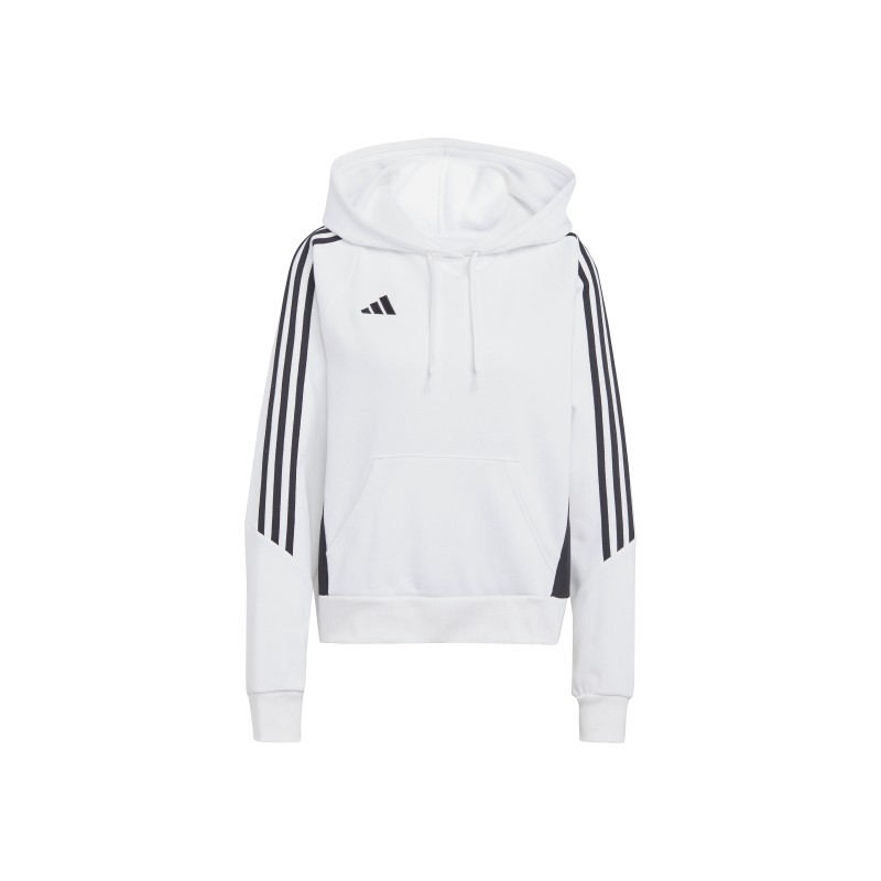 ADIDAS TIRO24 SW HOOD W - WHITE/BLACK