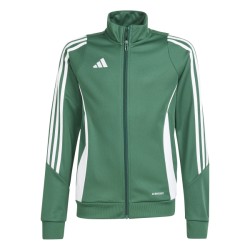 ADIDAS TIRO24 TR JKT JR. - DRKGRN/WHITE