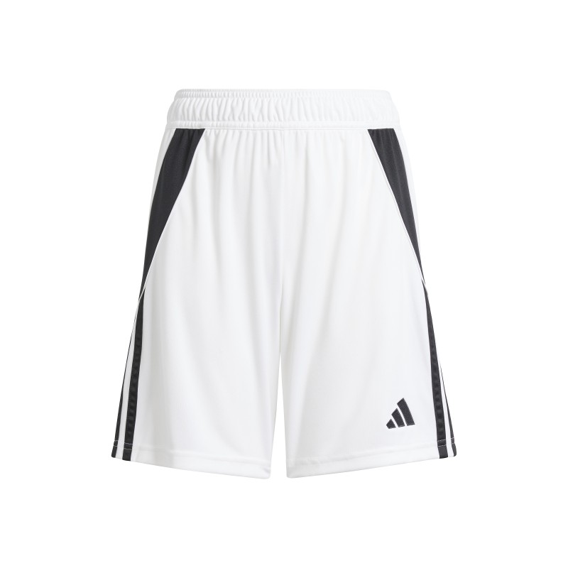 ADIDAS TIRO24 SHORT JR. - WHITE/BLACK