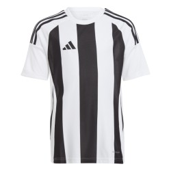 ADIDAS STRIPED 24 JSY JR. - WHITE/BLACK
