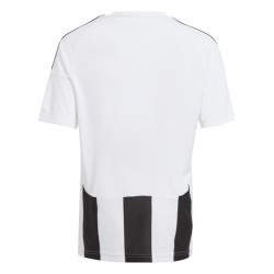 ADIDAS STRIPED 24 JSY JR. - WHITE/BLACK