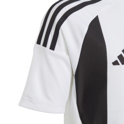 ADIDAS STRIPED 24 JSY JR. - WHITE/BLACK