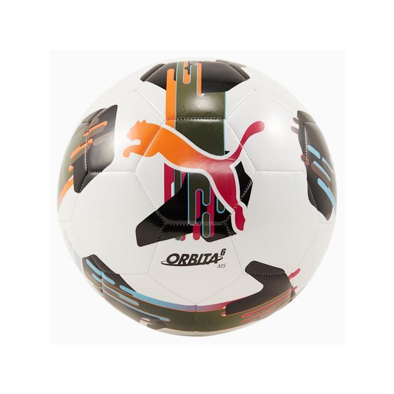 PUMA PALLONE ORBITA 6 MS - WHITE/MULTICOLOR