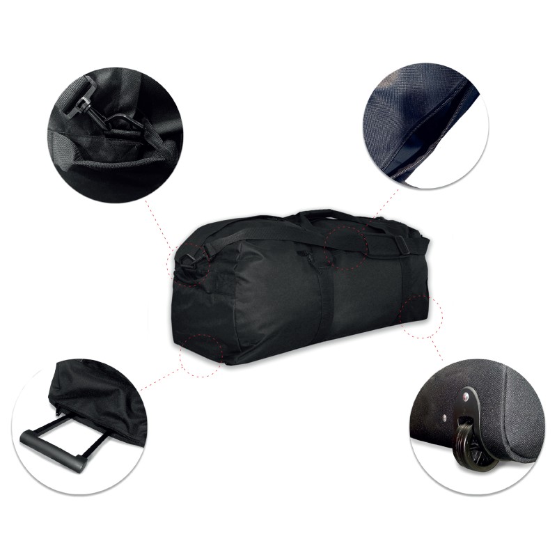 BASIC BORSA PORTAMUTA TROLLEY - NERO
