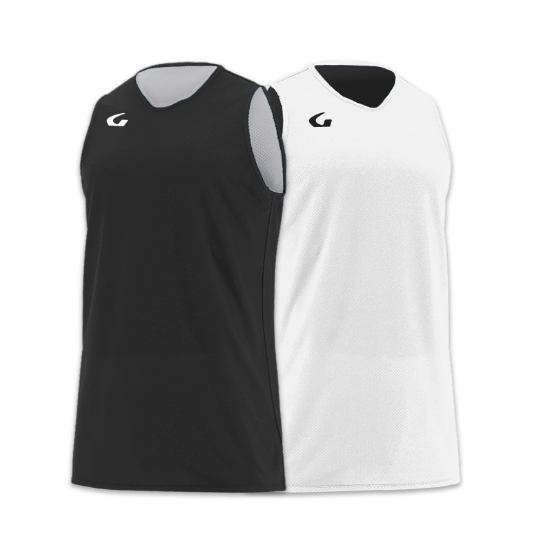GEMS CANOTTA BASKET DOUBLE - NERO/BIANCO