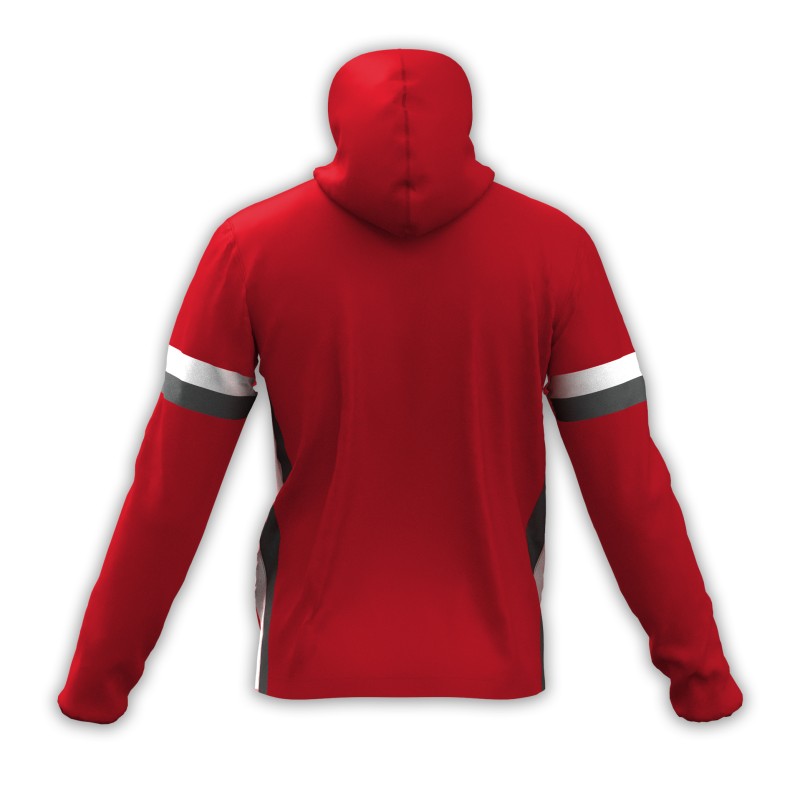 GEMS FELPA CREW - ROSSO/GRIGIO ANTRACITE