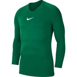 NIKE MAGLIA PARK FIRST LAYER - PINE GREEN/WHITE