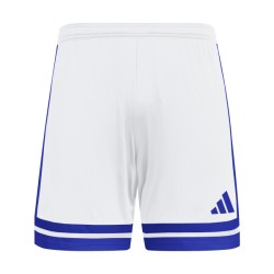 ADIDAS SQUADRA25 SHORTS - WHITE/TEAM ROYAL BLUE