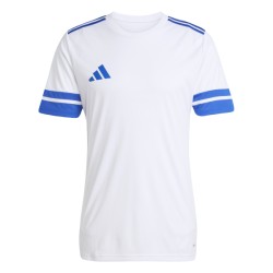 ADIDAS SQUADRA25 JERSEY SHORT SLEEVE - WHITE/TEAM ROYAL BLUE