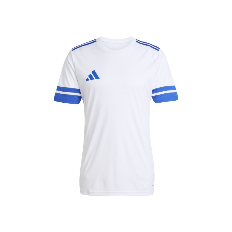 ADIDAS SQUADRA25 JERSEY SHORT SLEEVE - WHITE/TEAM ROYAL BLUE